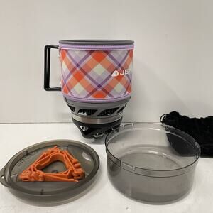 Jetboil MiniMo V2.0 Camping Backpacking Stove USED W/ WEAR Complete Tested